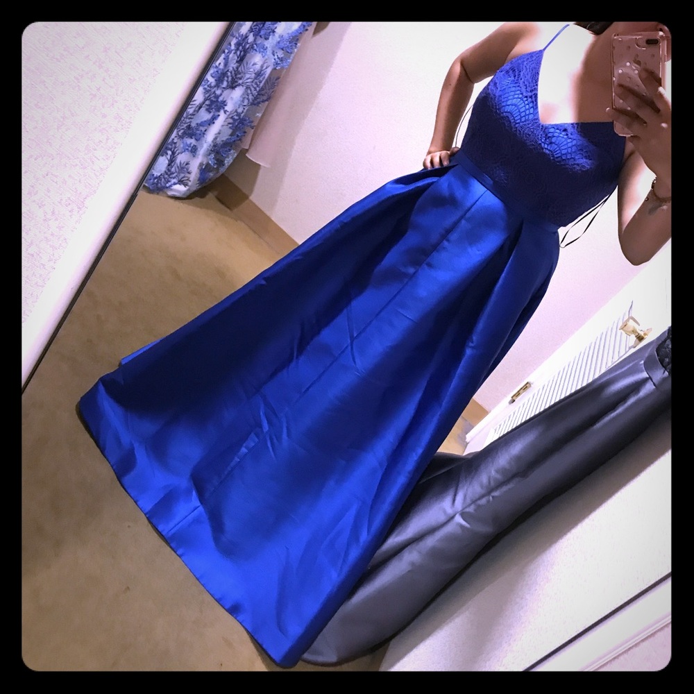 Royal Blue Gown Dress